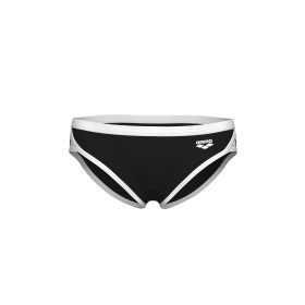  Arena ICONS SWIM BRIEFS SOLID Black White - Maillot Slip de bain Natation 