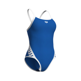 Arena ICONS Super Fly Back Solid ROYAL White - Maillot Natation Femme 