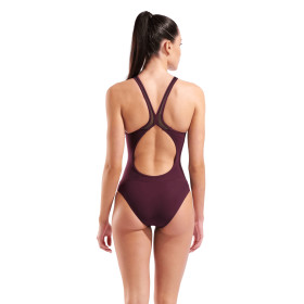 Arena Mesh Panels Dos Swim pro - Bordeaux- Maillot Natation Femme