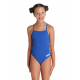 Arena Girls (6-14 ans) Team Swimsuit SOLID Challenge Back - Royal White - Maillot Fille Natation