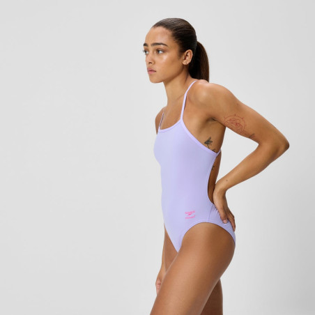 Speedo SOLID V-BACK 2.0 PURPLE / PURPLE - Maillot femme 1 pièce | Les4Nages Speedo SOLID V-BACK 2.0 PURPLE / PURPLE - Maillot femme 1 pièce | Les4Nages