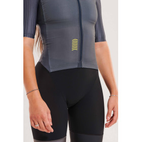 ZEROD TTSuit RACER Black Vol - Trifonction Triathlon femme manches courtes