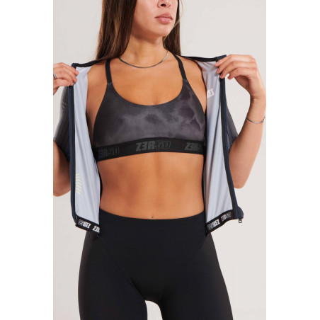 ZEROD TTSuit RACER Black Vol - Trifonction Triathlon femme manches courtes | Les4Nages