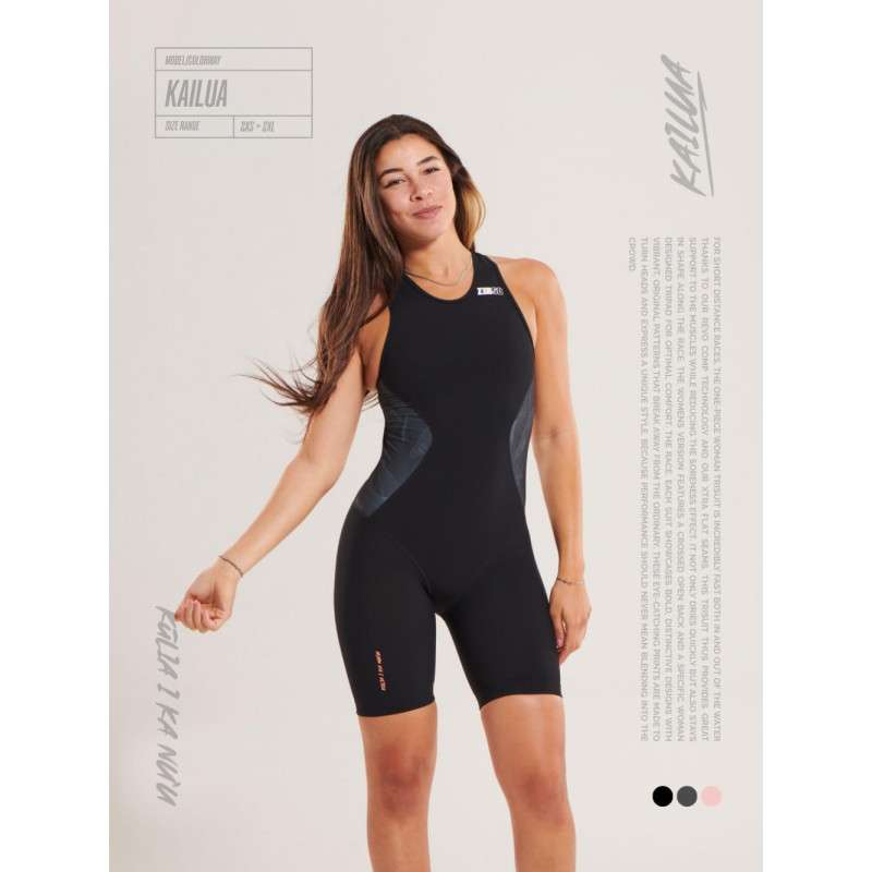 ZEROD RACER Kailua - Trifonction Triathlon Femme sans manches | Les4Nages