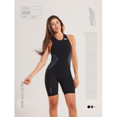ZEROD RACER Kailua - Trifonction Triathlon Femme sans manches | Les4Nages