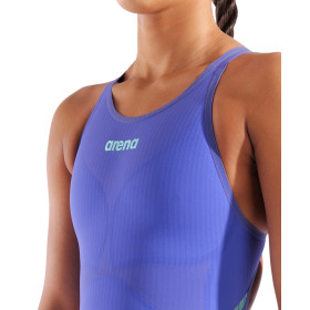 ARENA PRIMO Powerskin Openback (Dos ouvert) Future Dusk - Combinaison Natation Femme