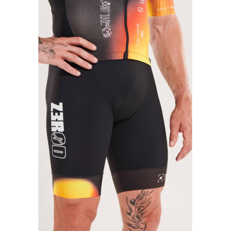 ZEROD TTSuit RACER Vortex Solar - Trifonction Triathlon Homme manches courtes | Les4Nages