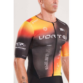 ZEROD TTSuit RACER Vortex Solar - Trifonction Triathlon Homme manches courtes