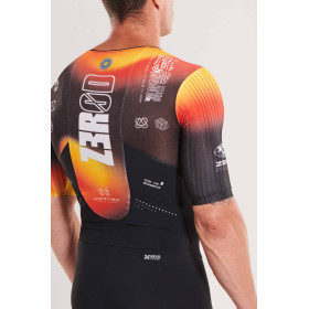 ZEROD TTSuit RACER Vortex Solar - Trifonction Triathlon Homme manches courtes
