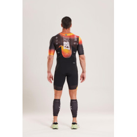 ZEROD TTSuit RACER Vortex Solar - Trifonction Triathlon Homme manches courtes
