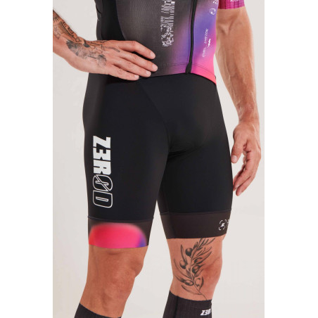 ZEROD TTSuit RACER Vortex Nebula - Trifonction Triathlon Homme manches courtes | Les4Nages