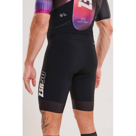ZEROD TTSuit RACER Vortex Nebula - Trifonction Triathlon Homme manches courtes | Les4Nages