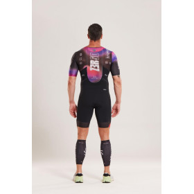 ZEROD TTSuit RACER Vortex Nebula - Trifonction Triathlon Homme manches courtes
