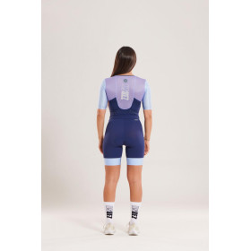 ZEROD TTSuit RACER Lavender - Trifonction Triathlon femme manches courtes