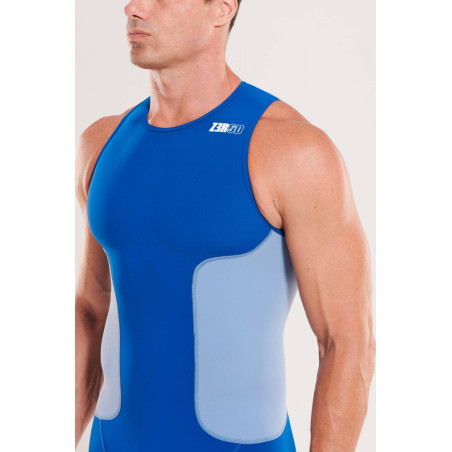 ZEROD RACER DeepBlue - Trifonction Triathlon Homme sans manches | Les4Nages