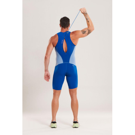 ZEROD RACER DeepBlue - Trifonction Triathlon Homme sans manches | Les4Nages