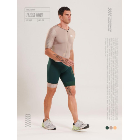 ZEROD TTSuit RACER Terra Nova - Trifonction Triathlon Homme manches courtes | Les4Nages