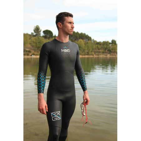 Mako NEXT GEN Homme (Nouveauté 2026) - Combinaison Triathlon Néoprène Homme | Les4Nages