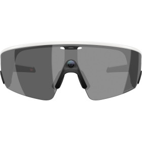 OAKLEY META VANGUARD IA Verres Prizm Black , Monture white - Lunettes solaires connectées avec Caméra et écouteurs intégrés