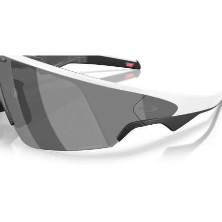 OAKLEY META VANGUARD IA Verres Prizm Black , Monture white - Lunettes solaires connectées avec Caméra et écouteurs intégrés | Les4Nages
