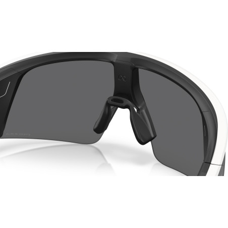 OAKLEY META VANGUARD IA Verres Prizm Black , Monture white - Lunettes solaires connectées avec Caméra et écouteurs intégrés | Les4Nages