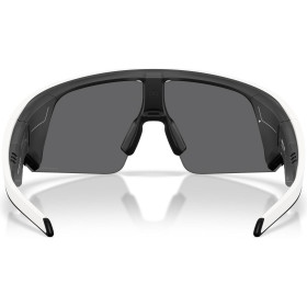 OAKLEY META VANGUARD IA Verres Prizm Black , Monture white - Lunettes solaires connectées avec Caméra et écouteurs intégrés