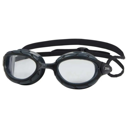 ZOGGS Predator Black Black Clear Regular Fit - Lunettes Natation | Les4Nages