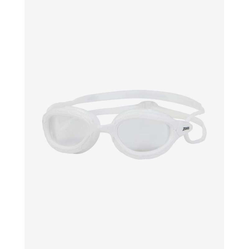 ZOGGS Predator White Clear Regular Fit- Lunettes Natation | Les4Nages