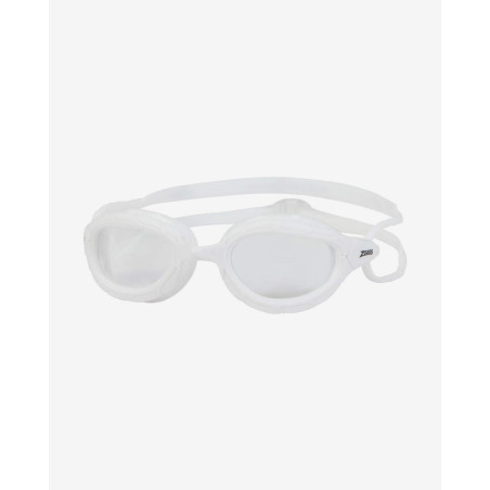 ZOGGS Predator White Clear Regular Fit- Lunettes Natation | Les4Nages