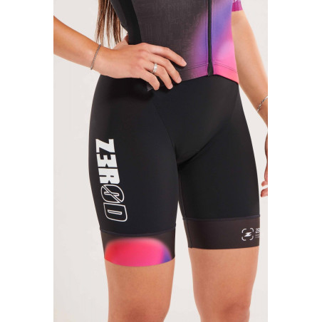 ZEROD TTSuit RACER Vortex Nebula - Trifonction Triathlon femme manches courtes | Les4Nages