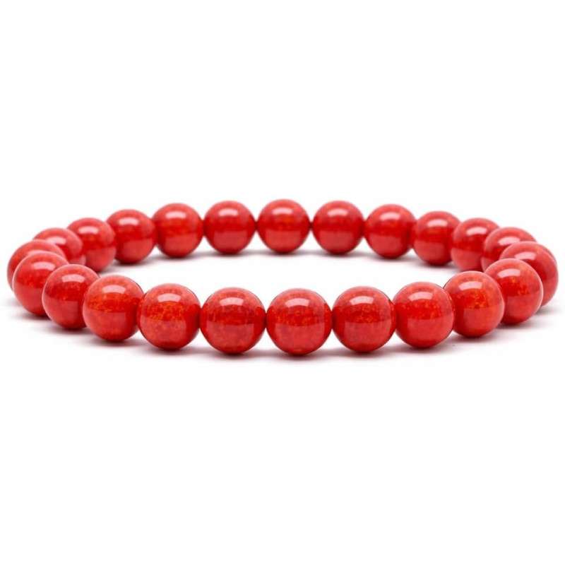 Bracelet Pierres Naturelles GRENADE 8mm - KIREI PARIS BIJOUX | Les4Nages