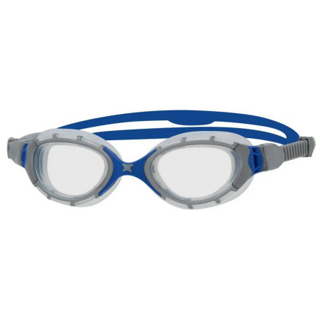 ZOGGS Predator Flex Grey Blue Tint Blue Regular- Lunettes triathlon et eau libre | Les4Nages