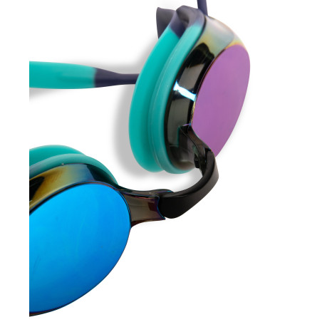 Arena TRACKS MIRROR Turquoise Future Dusk - Lunettes Natation | Les4Nages