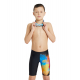 ARENA Boy's (6-14 ans) Swim Jammer Placement Black Multi