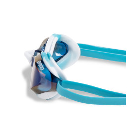 ARENA Python Mirror Blue Mirror White Sky - Lunettes Natation
