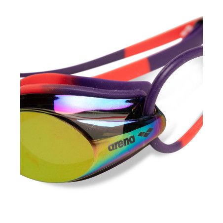 Arena TRACKS MIRROR Copper Plum Bright Coral - Lunettes Natation | Les4Nages