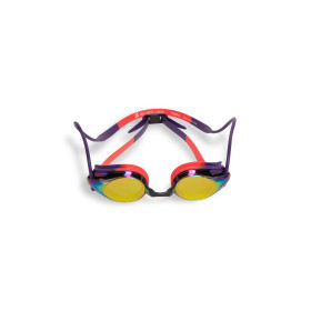 Arena TRACKS MIRROR Copper Plum Bright Coral - Lunettes Natation