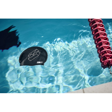 Bonnet de bain Zerod Z3D Black | Les4Nages