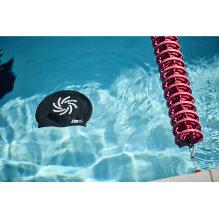 Bonnet de bain Zerod Vortex Black | Les4Nages