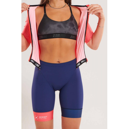 ZEROD TTSuit RACER Allegria - Trifonction Triathlon femme manches courtes | Les4Nages