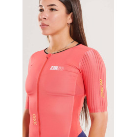 ZEROD TTSuit RACER Allegria - Trifonction Triathlon femme manches courtes