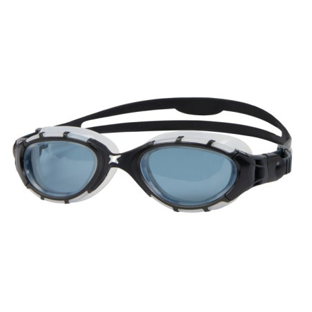 ZOGGS Predator Black Grey Tint Smoke Regular - Lunettes triathlon et eau libre | Les4Nages