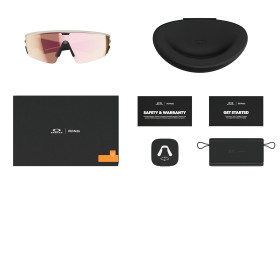OAKLEY META VANGUARD IA Verres Prizm Rose Gold , Monture Whik - Lunettes solaires connectées avec Caméra et écouteurs intégrés