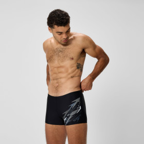 SPEEDO ECO MEDLEY logo Aquashort Black grey