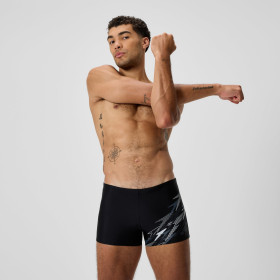 SPEEDO ECO MEDLEY logo Aquashort Black grey