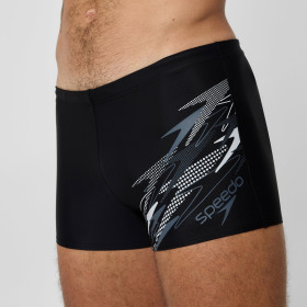 SPEEDO ECO MEDLEY logo Aquashort Black grey