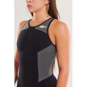 ZEROD ELITE Femme BLACK SERIES - Trifonction Triathlon Femme sans manches