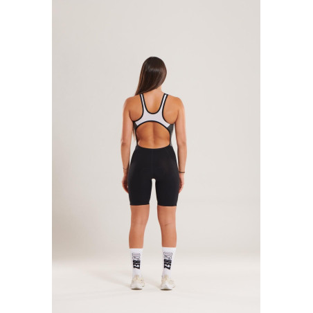 ZEROD ELITE Femme BLACK SERIES - Trifonction Triathlon Femme sans manches | Les4Nages