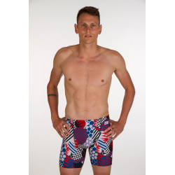 ZEROD BOXER Patchwork - Aquashort boxer Natation Homme