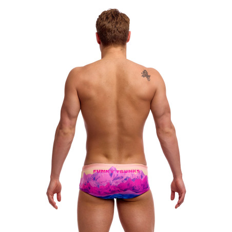 FUNKY TRUNKS Pink Peaks - Sidewinder Trunks - Boxer Natation Homme | Les4Nages